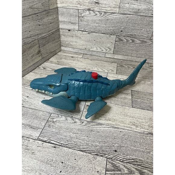 Fisher Price Imaginext Jurassic Park/World Lot Camp Cretaceous Mosasaurus 10” - Picture 7 of 14